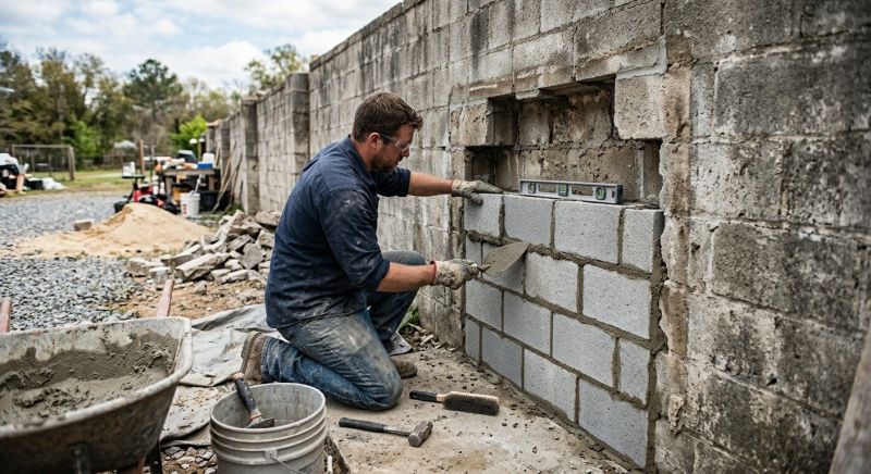 Block Wall Repair in Eagle County, CO