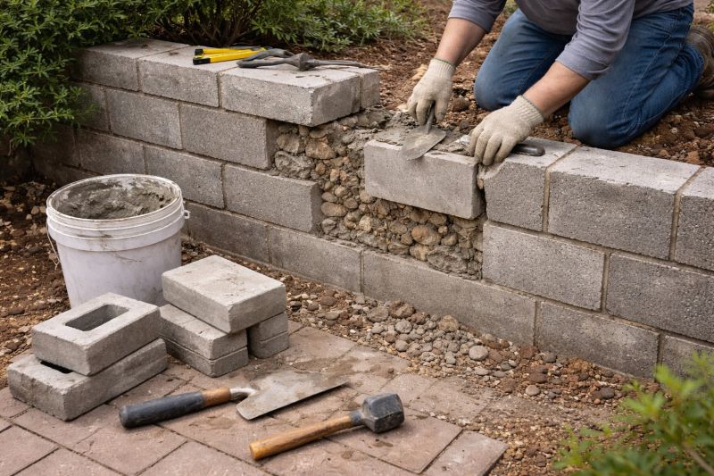Block Wall Repair in Summit County, CO
