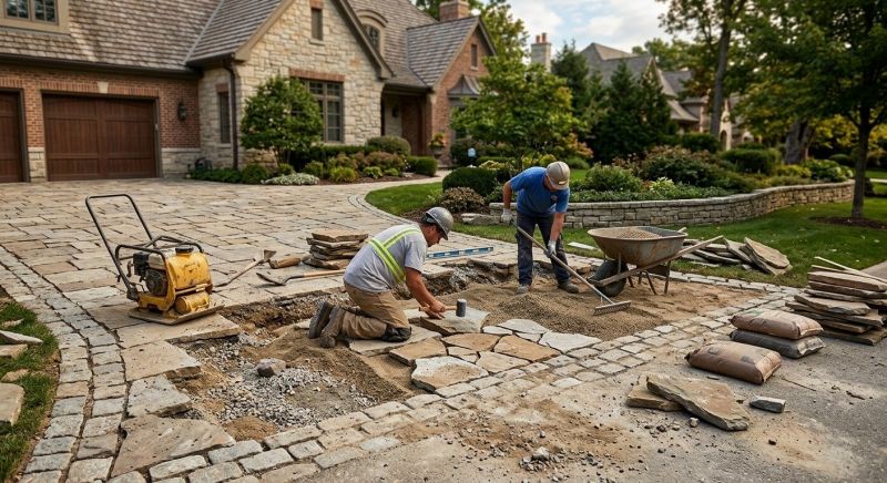 Brick Driveway Repair in Vail, CO