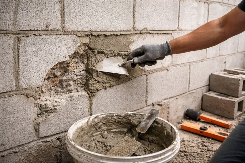 Cinder Block Wall Repair in Breckenridge, CO