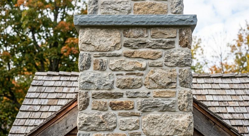 Stone Chimney Installation in Summit County, CO