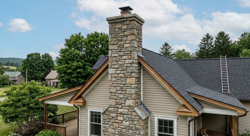 Stone Chimney Installation in Summit County, CO