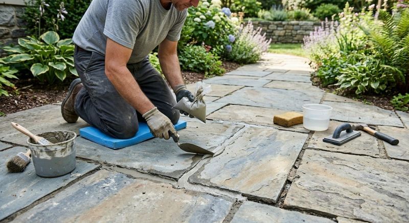 Stone Walkway Repair in Vail, CO