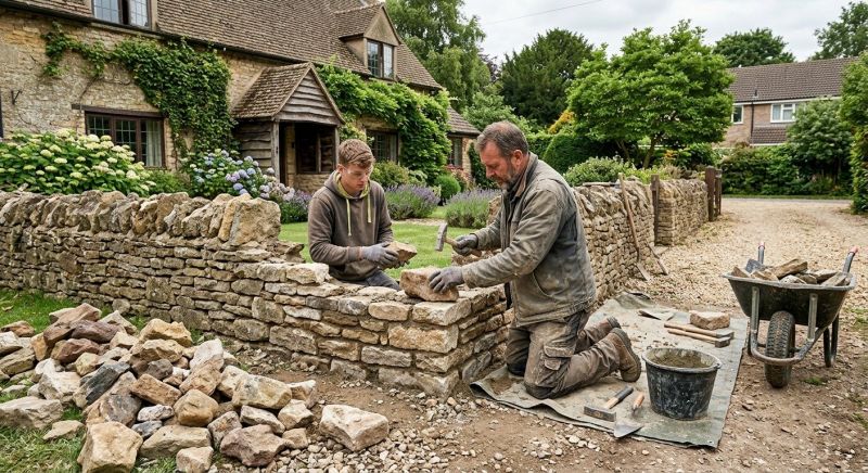 Stone Wall Repair in Breckenridge, CO