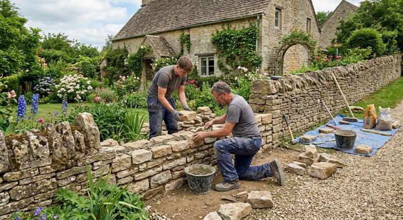 Stone Wall Repair in Summit County, CO